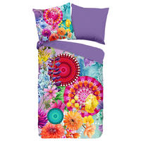 WENDEBETTWÄSCHE Vitori Satin 135/200 cm  - Multicolor, Design, Textil (135/200cm)