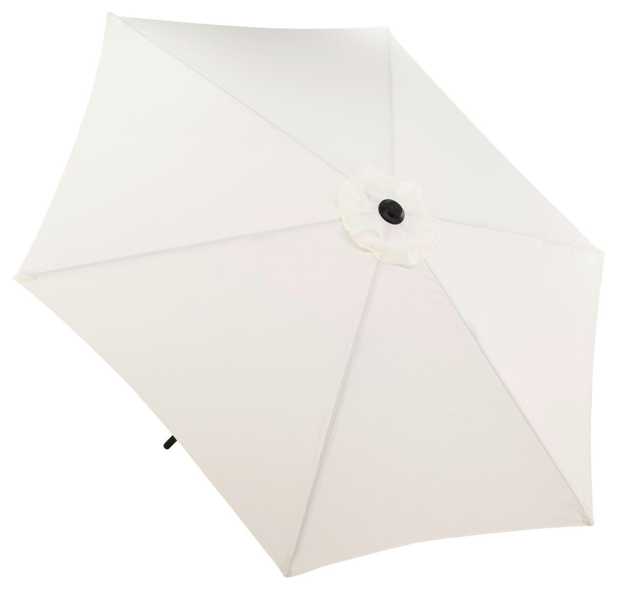 SONNENSCHIRM 300 cm  - Ecru/Grau, KONVENTIONELL, Textil/Metall (300/300cm) - Gardenson