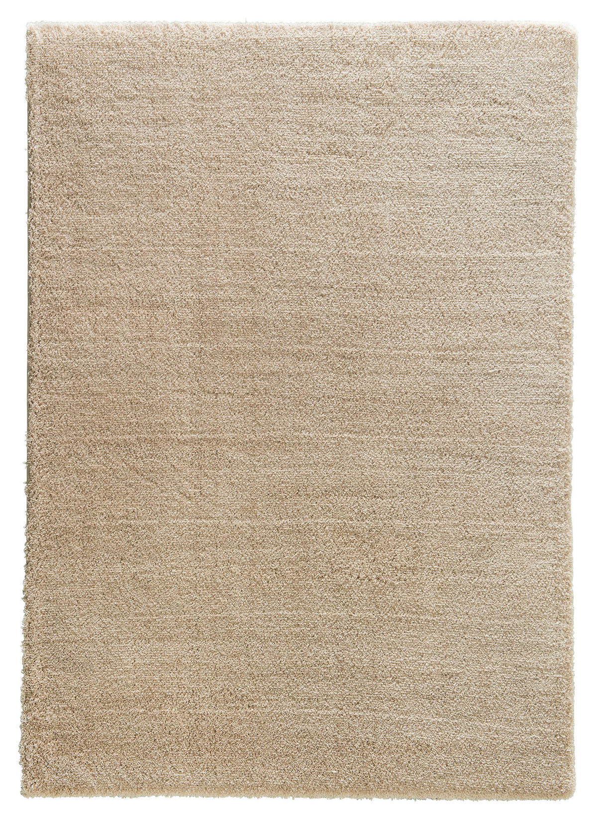 HOCHFLORTEPPICH 67/130 cm Salerno Hellbraun  - Hellbraun, Basics, Textil (67/130cm) - Novel