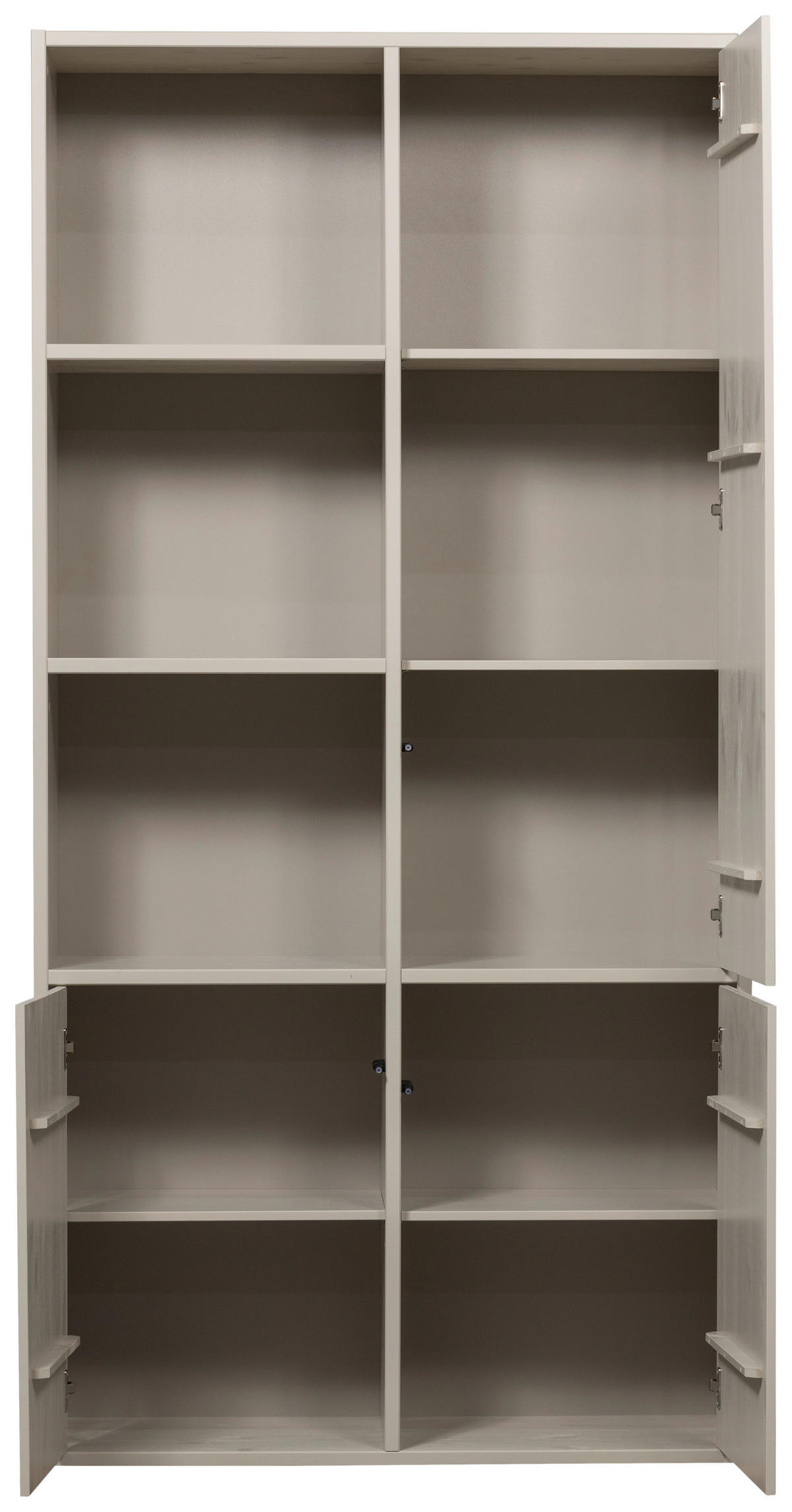 MEHRZWECKSCHRANK 108/215/40 cm  in Grau  - Grau, Design, Holz (108/215/40cm) - Livetastic