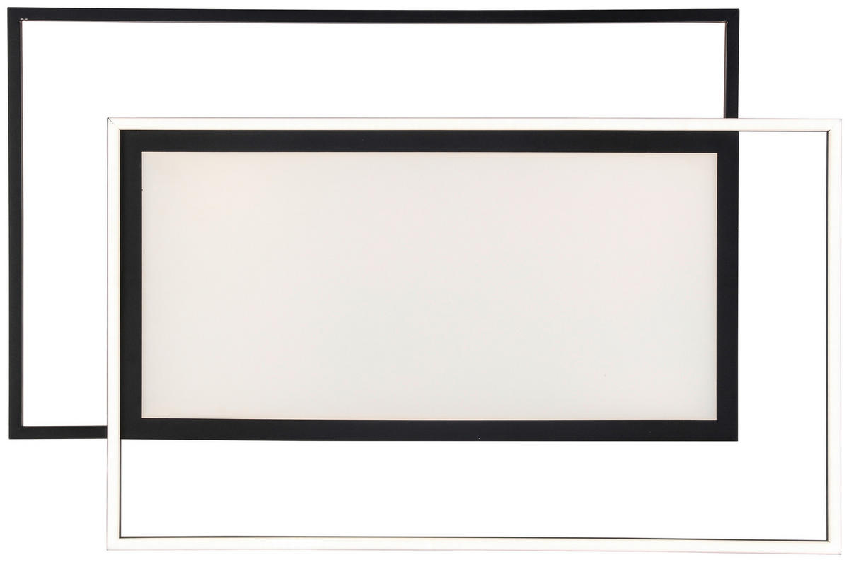 LED-PANEEL 80,8/52,8/6 cm  - Schwarz, Trend, Kunststoff/Metall (80,8/52,8/6cm) - Novel