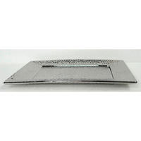 DEKOTABLETT - Silberfarben, Basics, Keramik (28/15/2cm)
