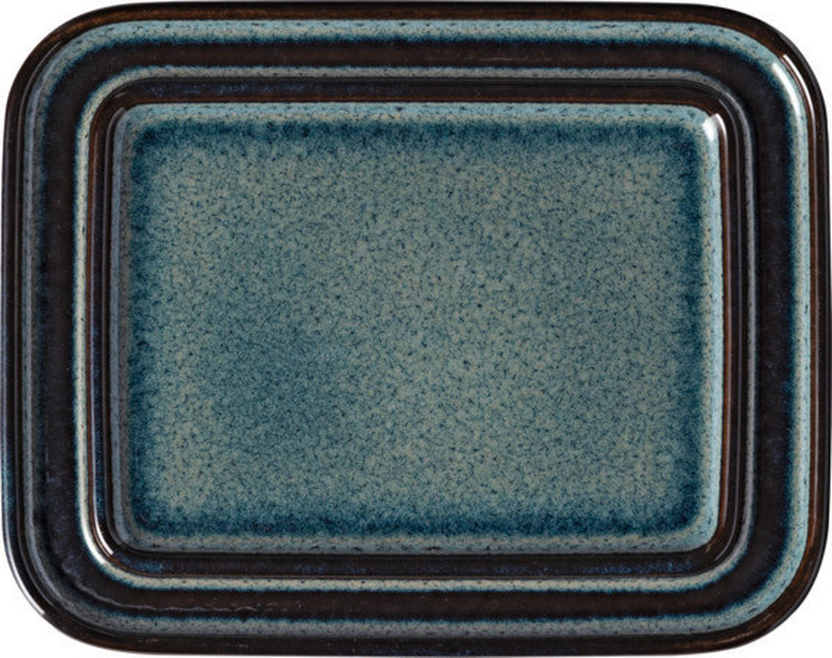 BUTTERDOSE Keramik Steingut  - Blau/Grau, LIFESTYLE, Keramik (15/12/6,5cm) - like.Villeroy & Boch