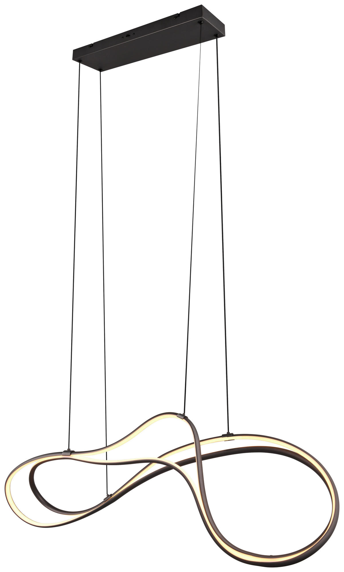 LED-HÄNGELEUCHTE 113/24/150 cm    - Schwarz, Design, Metall (113/24/150cm) - Trio Leuchten