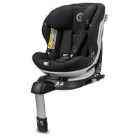 KINDERAUTOSITZ Niki Kid Onyx   - Schwarz, Basics, Textil (45/59/53,5cm) - Storchenmühle