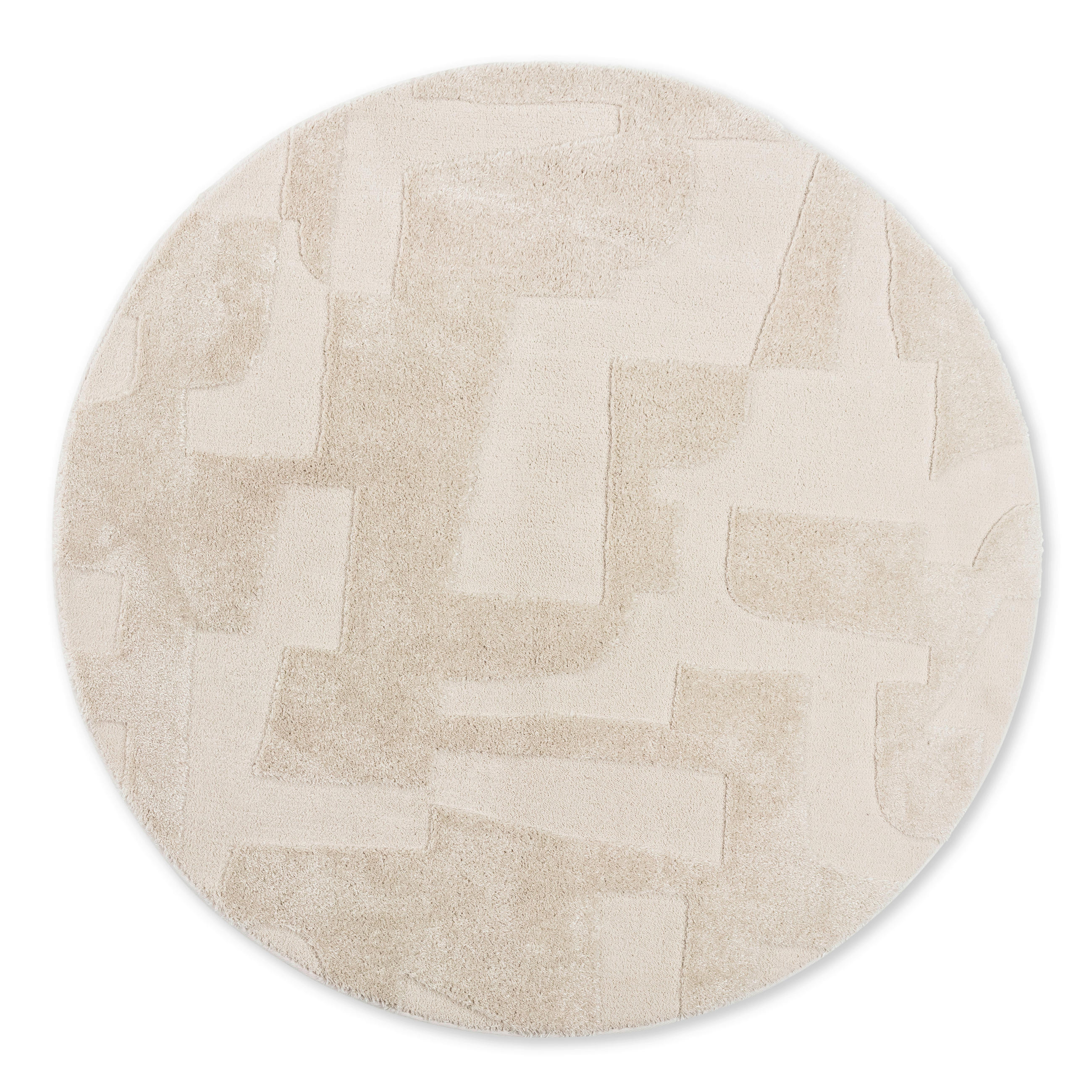 WEBTEPPICH 160 cm Blaze Weiß  - Weiß, Design, Textil (160cm) - Schöner Wohnen