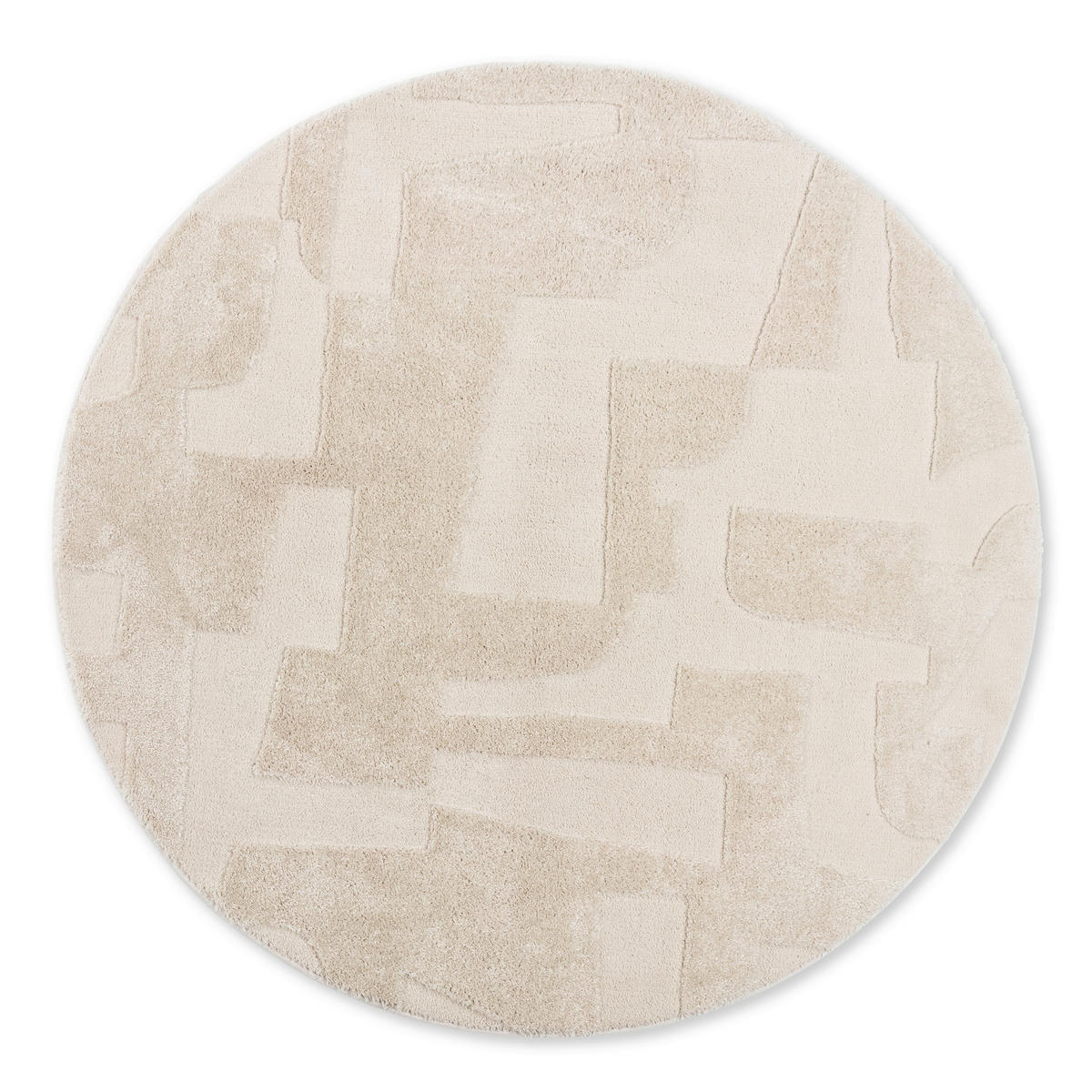 WEBTEPPICH 160 cm Blaze Weiß  - Weiß, Design, Textil (160cm) - Schöner Wohnen