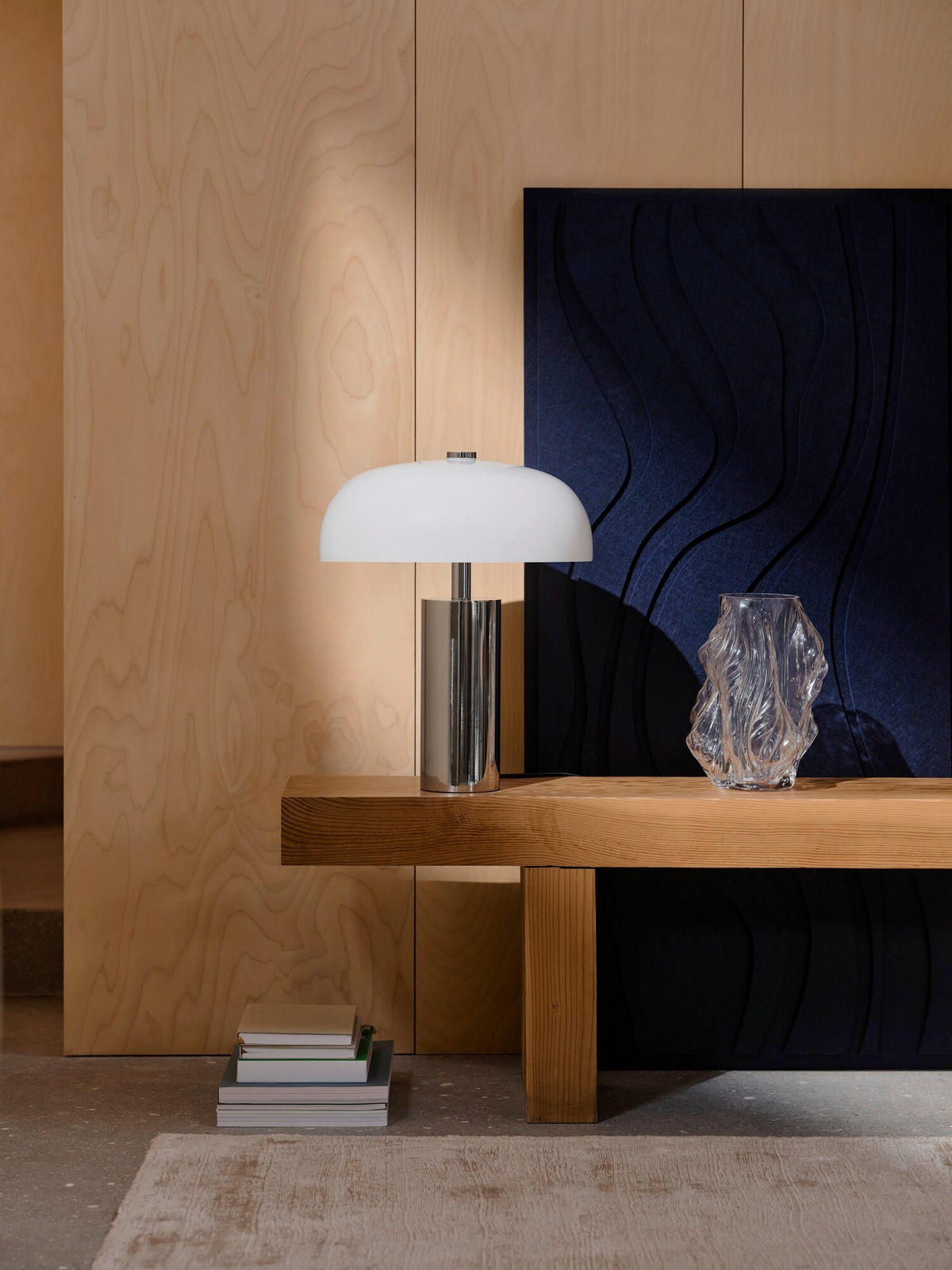 TISCHLEUCHTE Gabrielle 43/35/35 cm  - Chromfarben, Design, Metall (43/35/35cm) - Nordlux