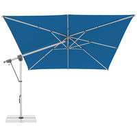 AMPELSCHIRM 300x300 cm  - Hellgrau/Hellblau, Basics, Textil/Metall (300/300cm) - Doppler