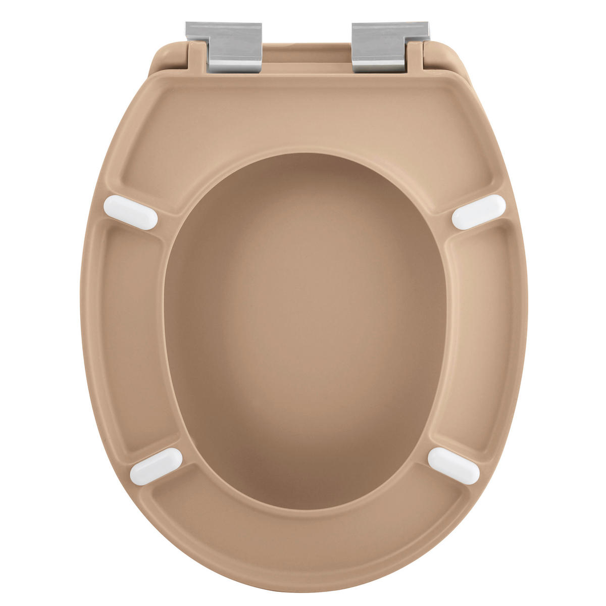 WC-SITZ - Cappuccino, Basics, Kunststoff (45.5/37/5.5cm) - Spirella