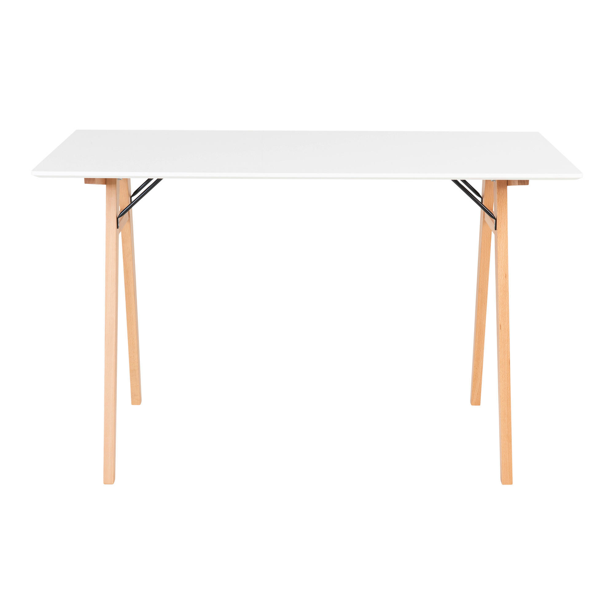 SCHREIBTISCH  in Weiß, Eiche Bianco  - Eiche Bianco/Weiß, MODERN, Holz/Holzwerkstoff (120/75/60cm) - MID.YOU