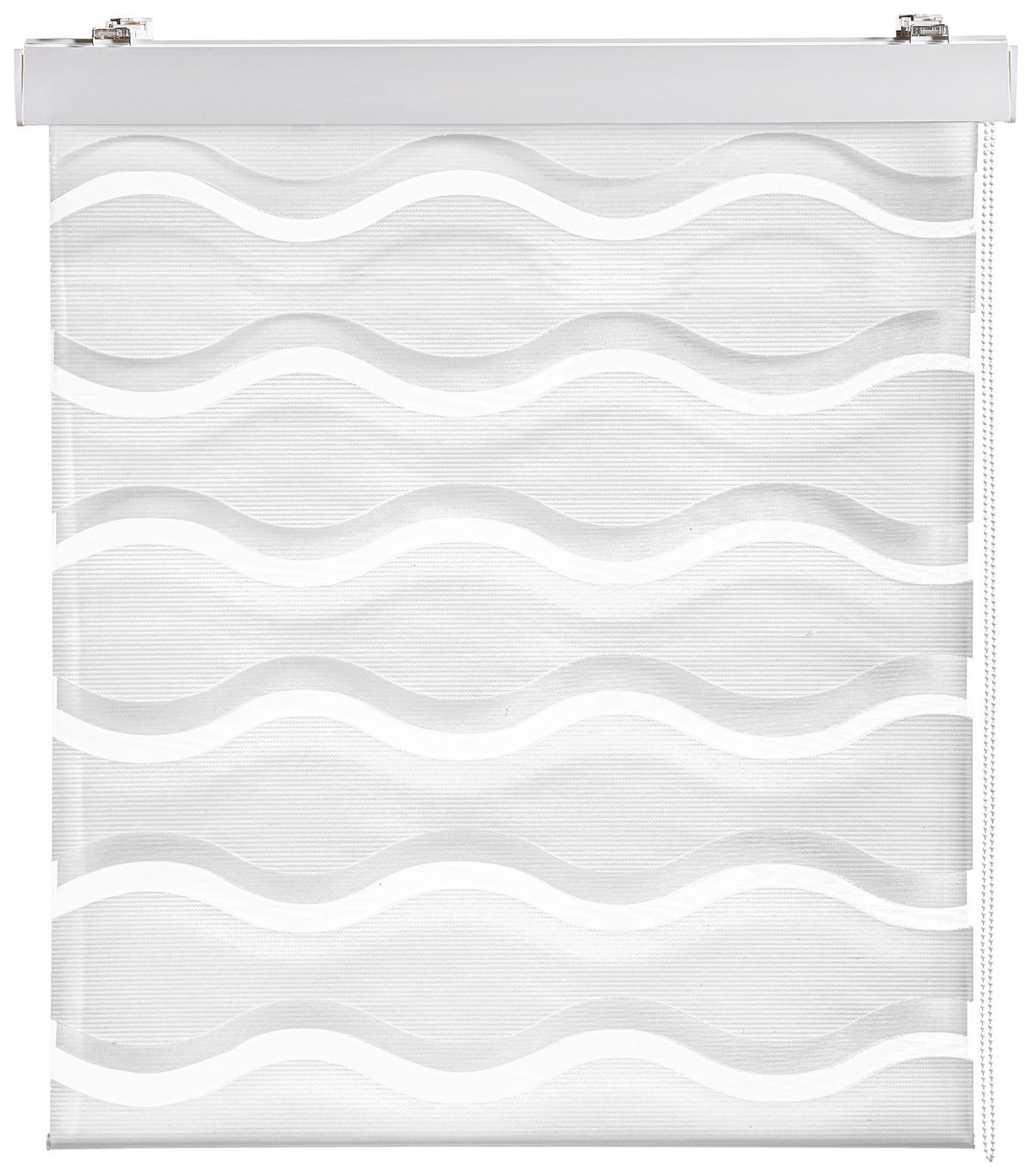 DOPPELROLLO  blickdicht  90/160 cm    - Weiß, Basics, Textil (90/160cm) - Homeware