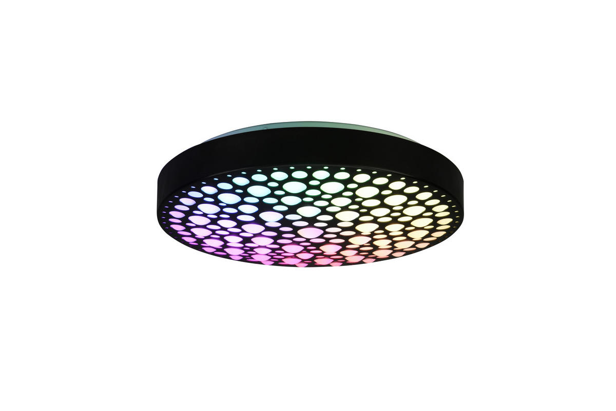 LED-TAKLAMPA Chizu 40,5/9 cm  - svart, Basics, plast (40,5/9cm)