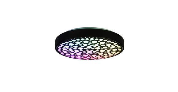 LED-DECKENLEUCHTE 40,5/9 cm - Schwarz, Basics, Kunststoff (40,5/9cm) - Novel