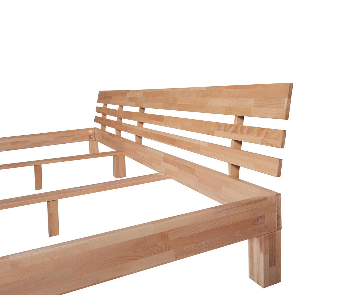 FAMILIENBETT - Buchefarben, Modern, Holz (270/200cm) - P & B
