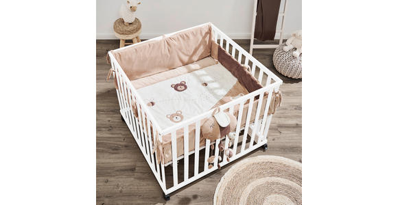 LAUFGITTER 97/97/70 cm  - Buchefarben, Basics, Holz/Kunststoff (97/97/70cm) - My Baby Lou