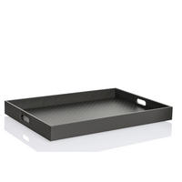 DEKOTABLETT     - Anthrazit/Schwarz, Design, Kunststoff (47/65,5/7,5cm) - Joop!