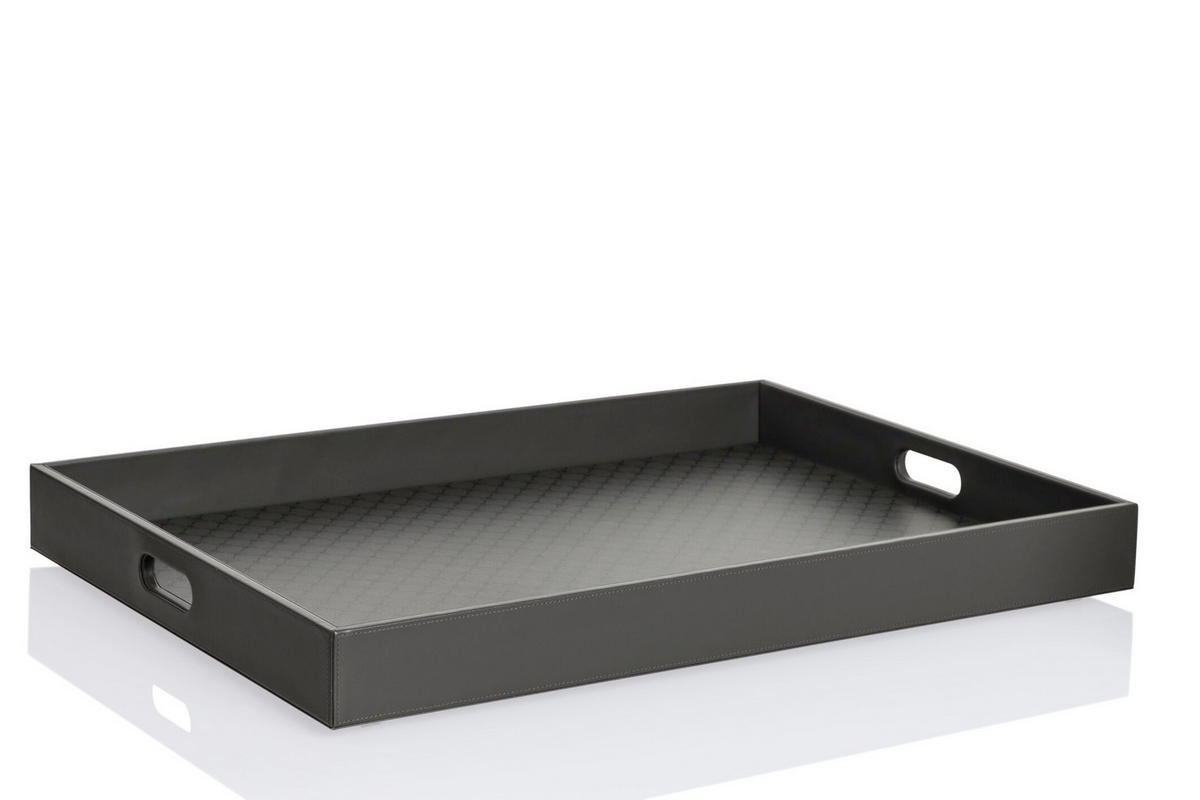 DEKOTABLETT     - Anthrazit/Schwarz, Design, Kunststoff (47/65,5/7,5cm) - Joop!