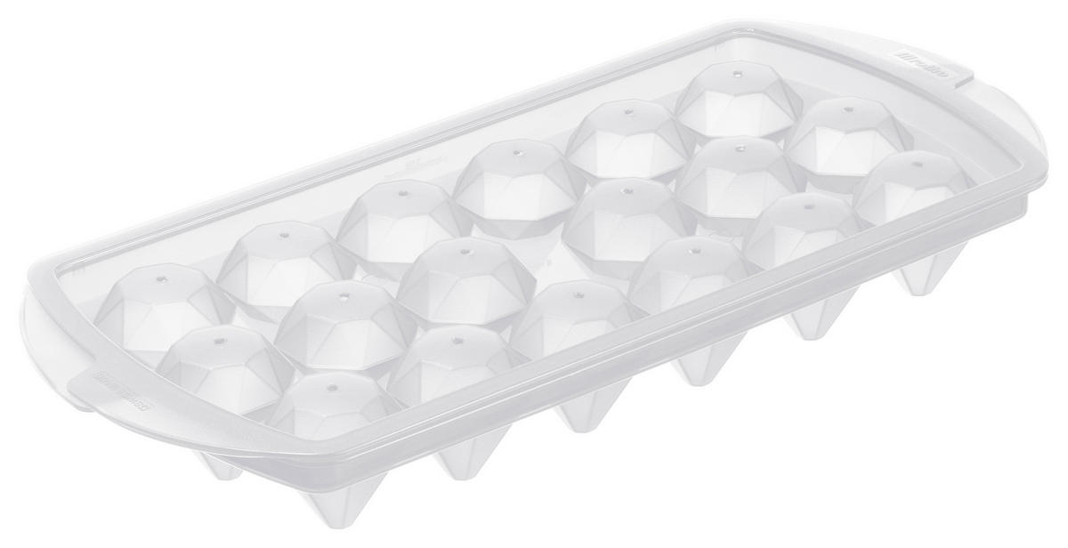 EISWÜRFELFORM - Transparent, Basics, Kunststoff (26,3/12,2/3,5cm) - Rotho