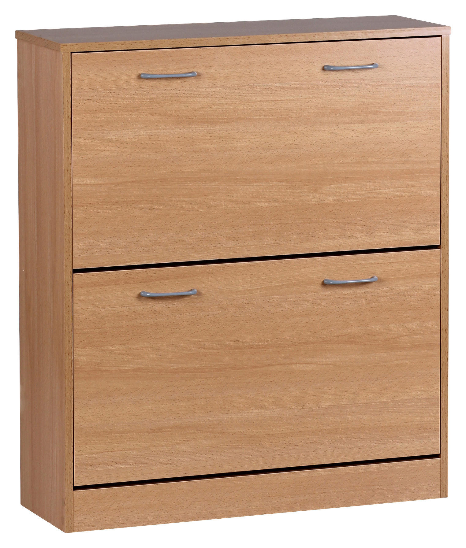 ORMARIĆ ZA OBUĆU  boje bukve  drvni materijal     - srebrne boje/boje bukve, Konvencionalno, drvni materijal/plastika (75/87/24cm) - MID.YOU