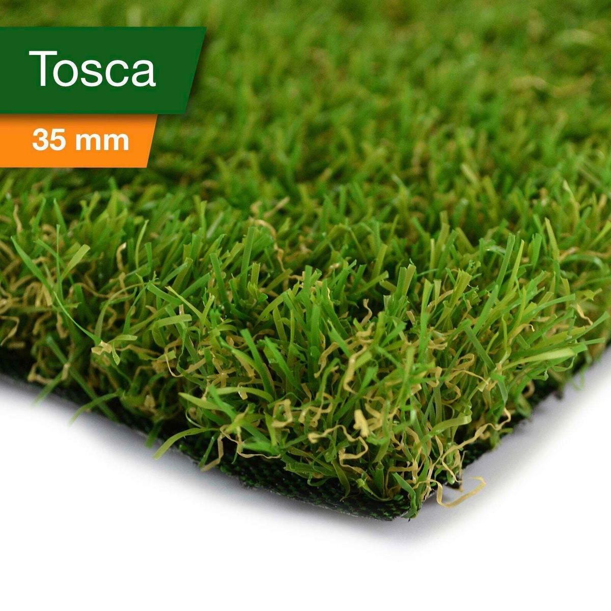 RASENTEPPICH - Grün, Basics, Kunststoff (100/450cm) - Floordirekt