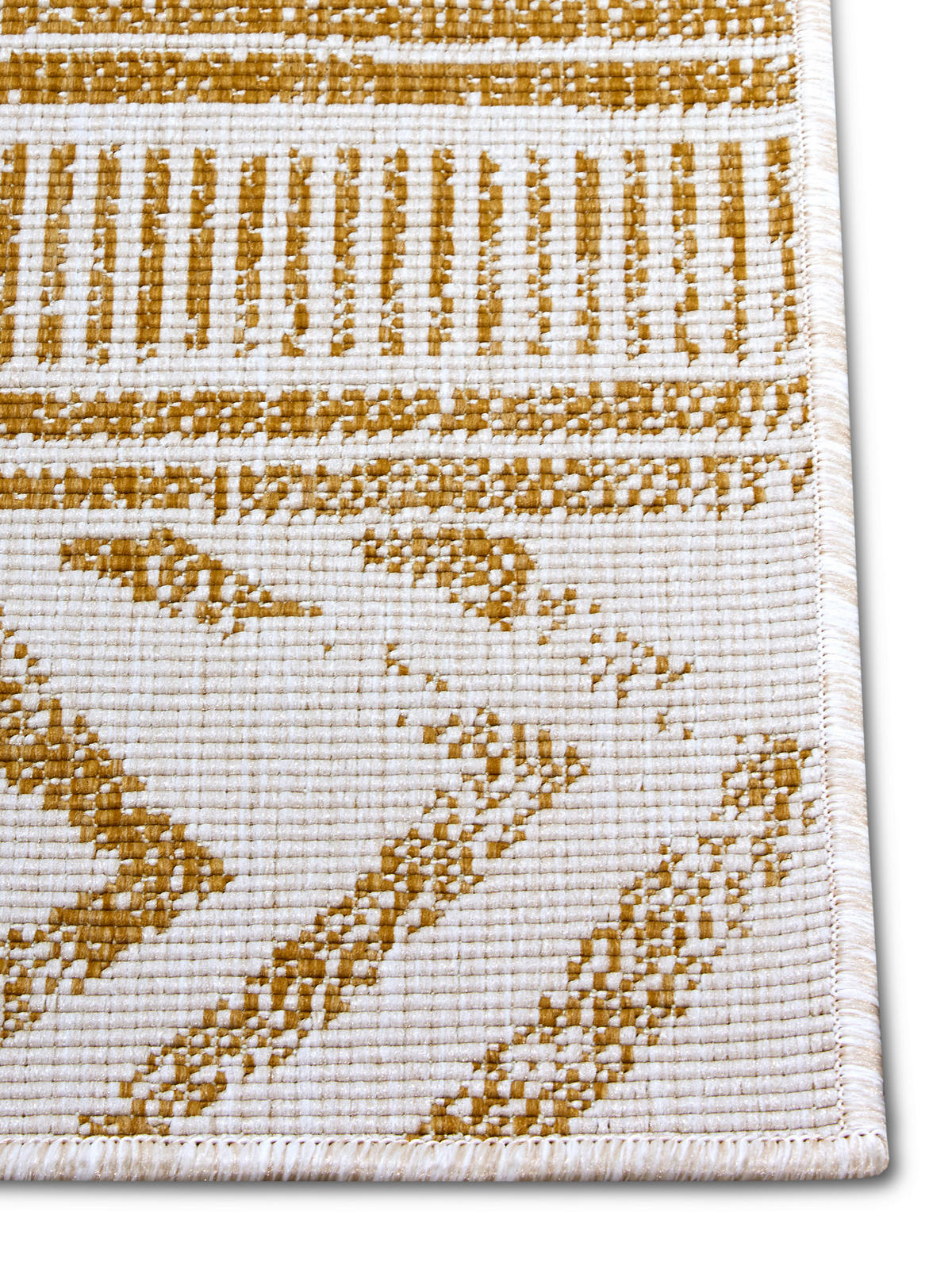 OUTDOORTEPPICH 120/170 cm Twin Supreme Creme, Honig  - Creme/Honig, Design, Kunststoff (120/170cm)