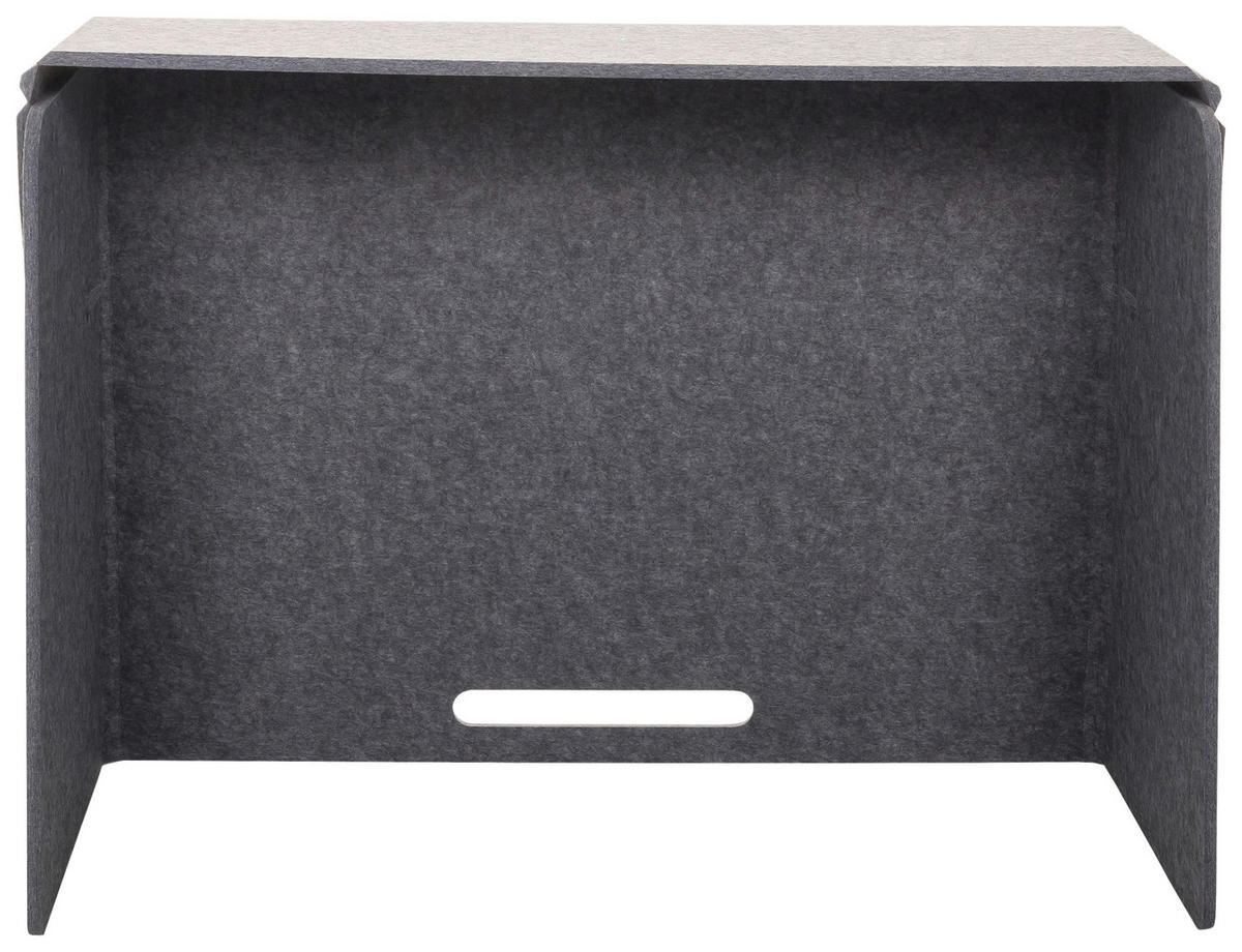 TRENNWAND Textil, Kunststoff Grau  - Grau, Basics, Kunststoff/Textil (84/58/40cm) - MID.YOU