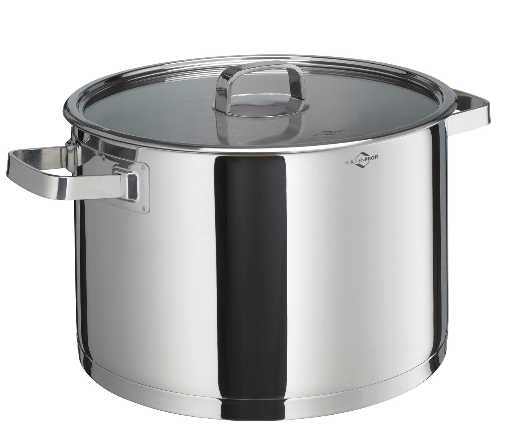 SUPPENTOPF SAN REMO 9,5 L  - Transparent/Silberfarben, Basics, Glas/Kunststoff (26/20,5cm) - KÜCHENPROFI