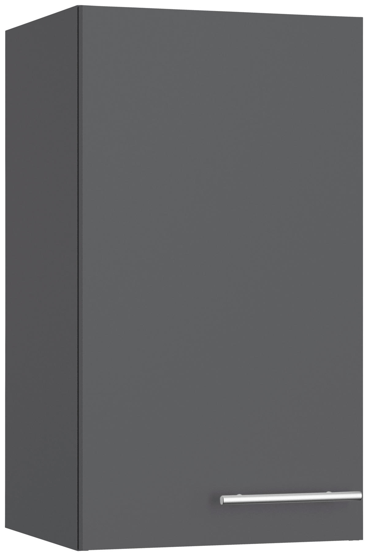 KÜCHENBLOCK 270 cm   in Anthrazit  - Edelstahlfarben/Eichefarben, Basics, Holzwerkstoff/Metall (270cm) - Optifit