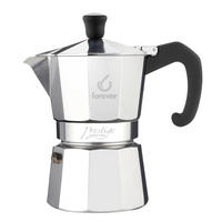 MOKKAKANNE - Schwarz/Alufarben, Basics, Kunststoff/Metall (17,5/9,5/21cm) - Riess