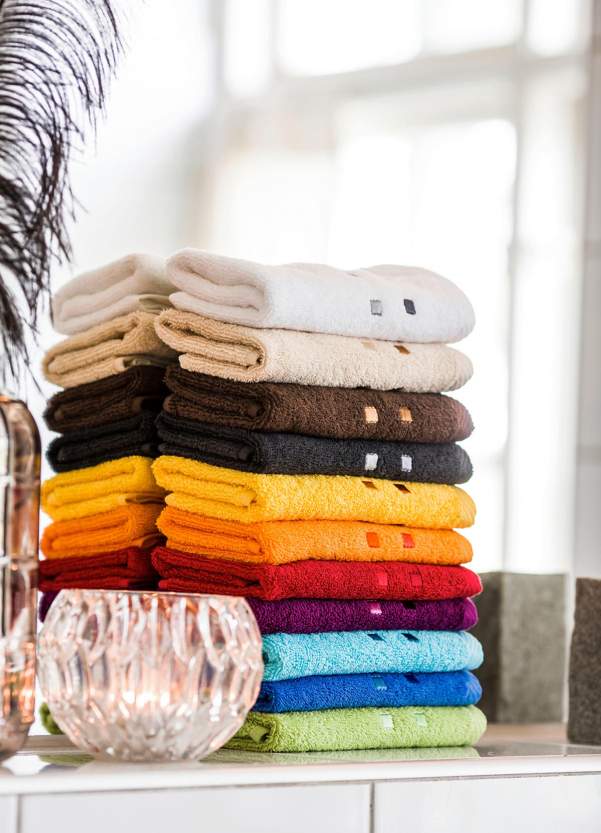 Prosop De Duș 70/140 cm portocaliu  - portocaliu, Konventionell, textil (70/140cm) - Esposa