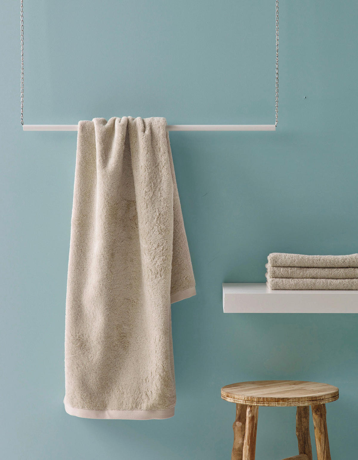 DUSCHTUCH London 70/130 cm  - Sahara, Basics, Textil (70/130cm) - Aquanova
