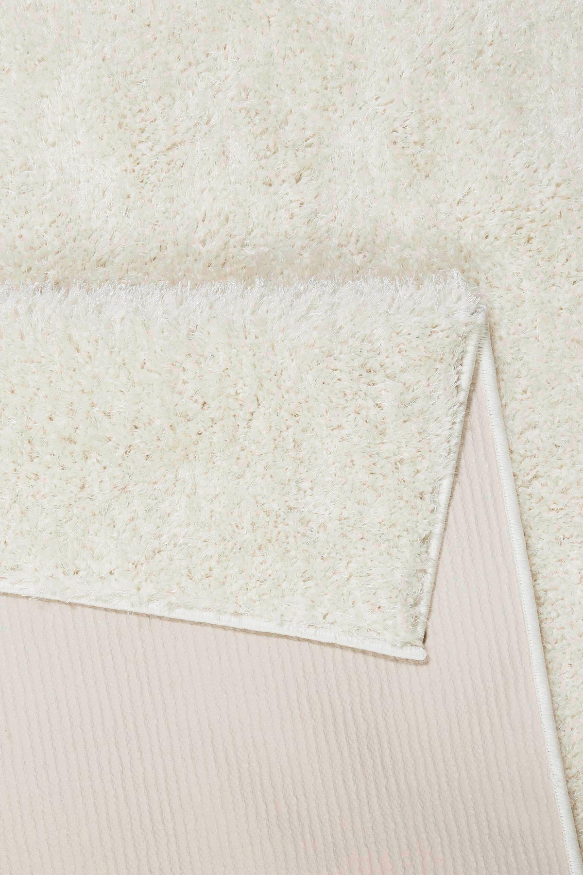 HOCHFLORTEPPICH 200/200 cm #Swagger Shag Creme quadratisch  - Creme, Basics, Textil (200/200cm) - WECON HOME