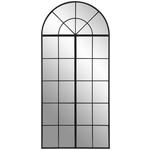 WANDSPIEGEL 100/217/2,5 cm    in  - Schwarz, Trend, Glas/Holzwerkstoff (100/217/2,5cm) - Landscape