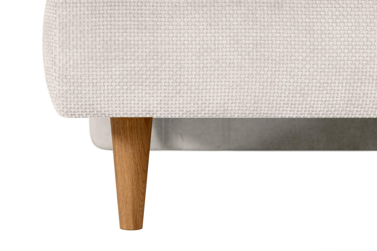 BOXSPRINGBETT 160/200 cm  in Perlmutt  - Eichefarben/Perlmutt, MODERN, Holz/Textil (160/200cm) - Welnova