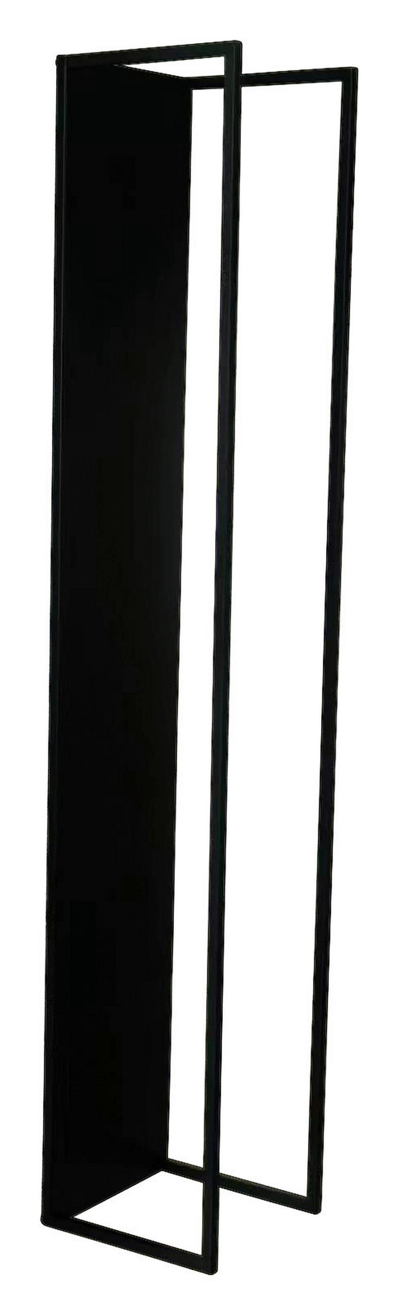 KAMINHOLZREGAL 25/140/25 cm  Metall  - Schwarz, Basics, Metall (25/140/25cm) - Landscape