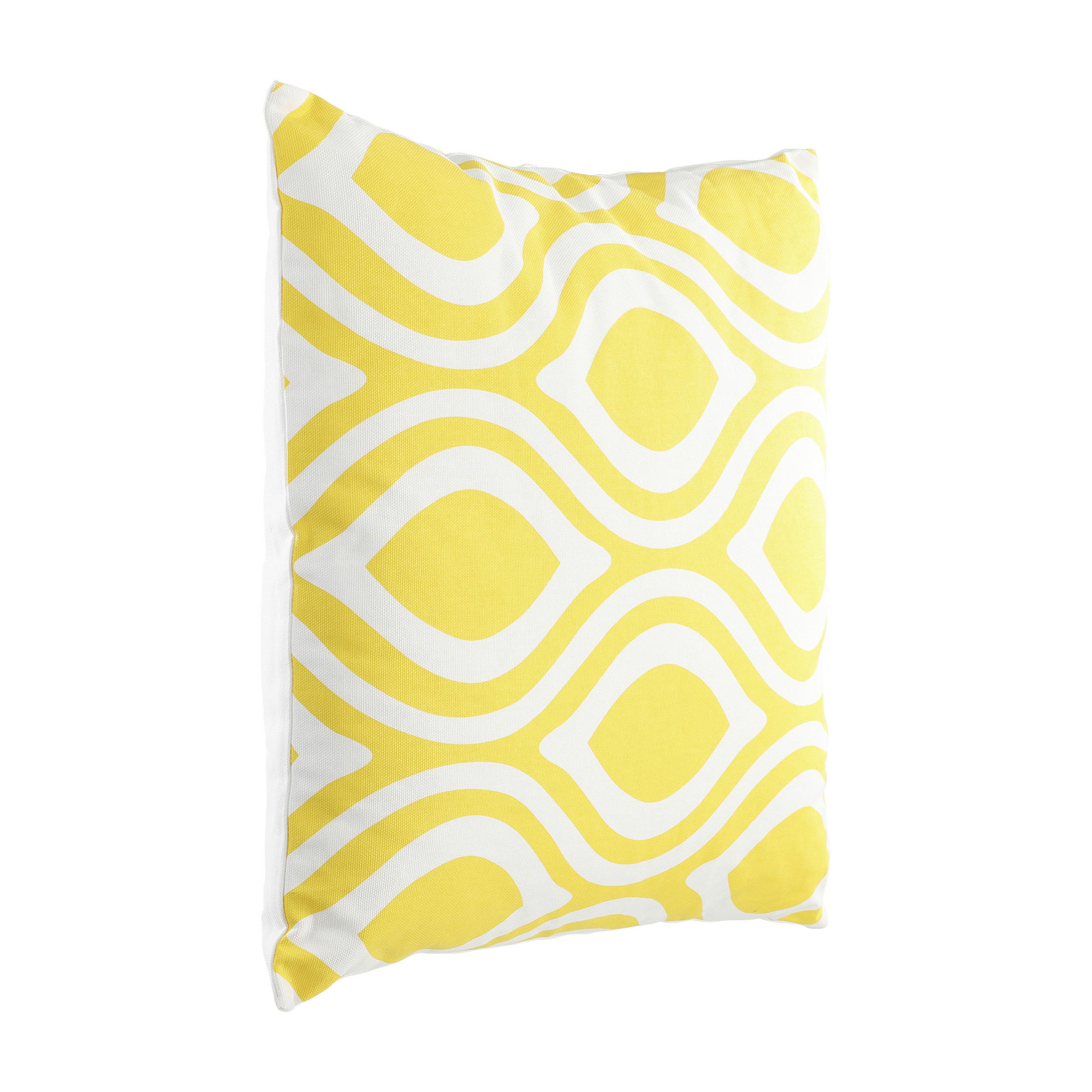ZIERKISSEN  45/45 cm   - Orange/Weiß, Basics, Textil (45/45cm) - Eglo