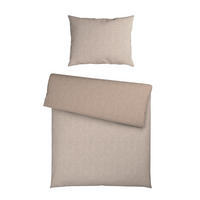 BETTWÄSCHE 2-teilig OLIF Flanell 140/200 cm  - Beige, Basics, Textil (140/200cm) - Marc O'Polo