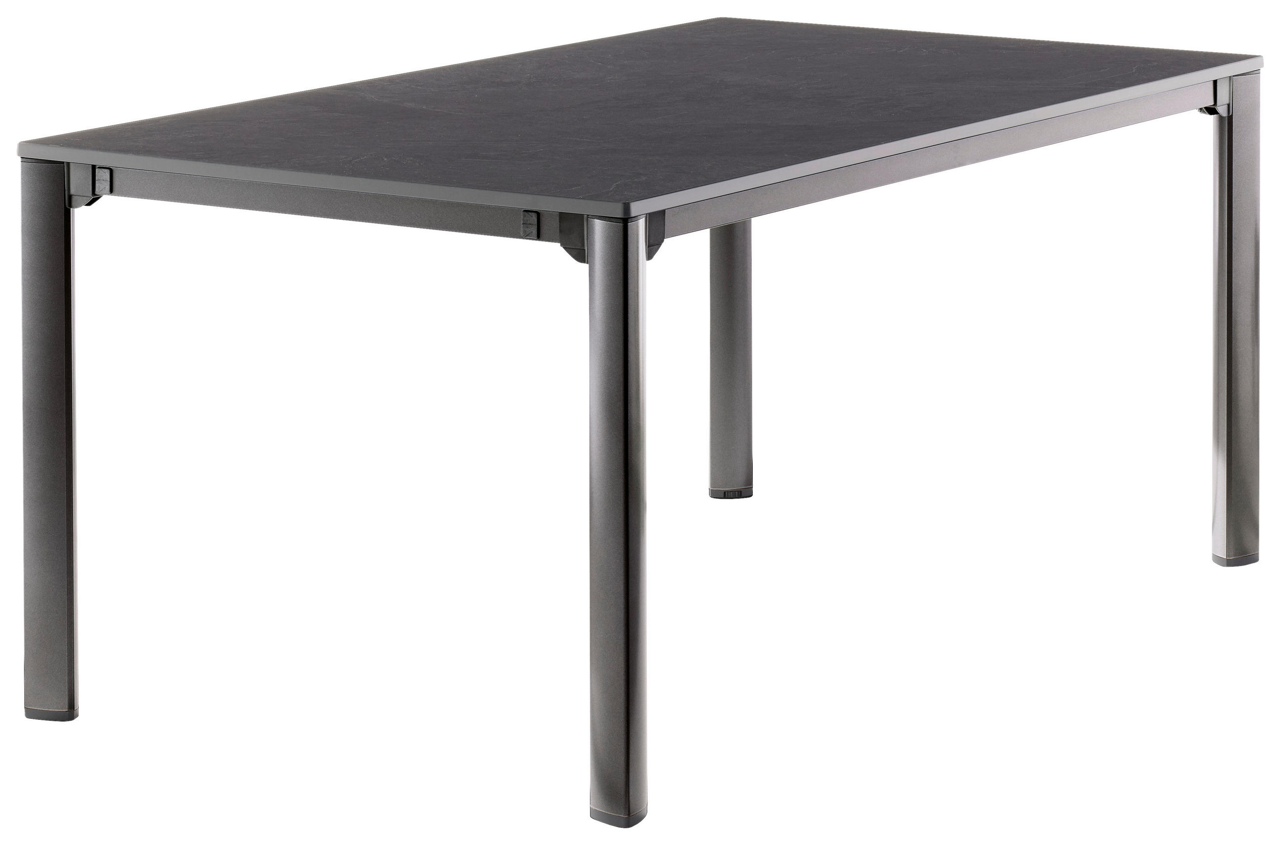 GARTENTISCH 165-285/95/74 cm Metall, Kunststoff rechteckig  - Anthrazit/Grau, Basics, Kunststoff/Metall (165-285/95/74cm) - Sieger