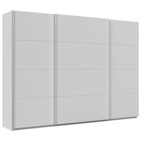SCHWEBETÜRENSCHRANK Seidengrau  - Seidengrau/Alufarben, Konventionell, Holzwerkstoff/Metall (315/210/62cm) - Xora