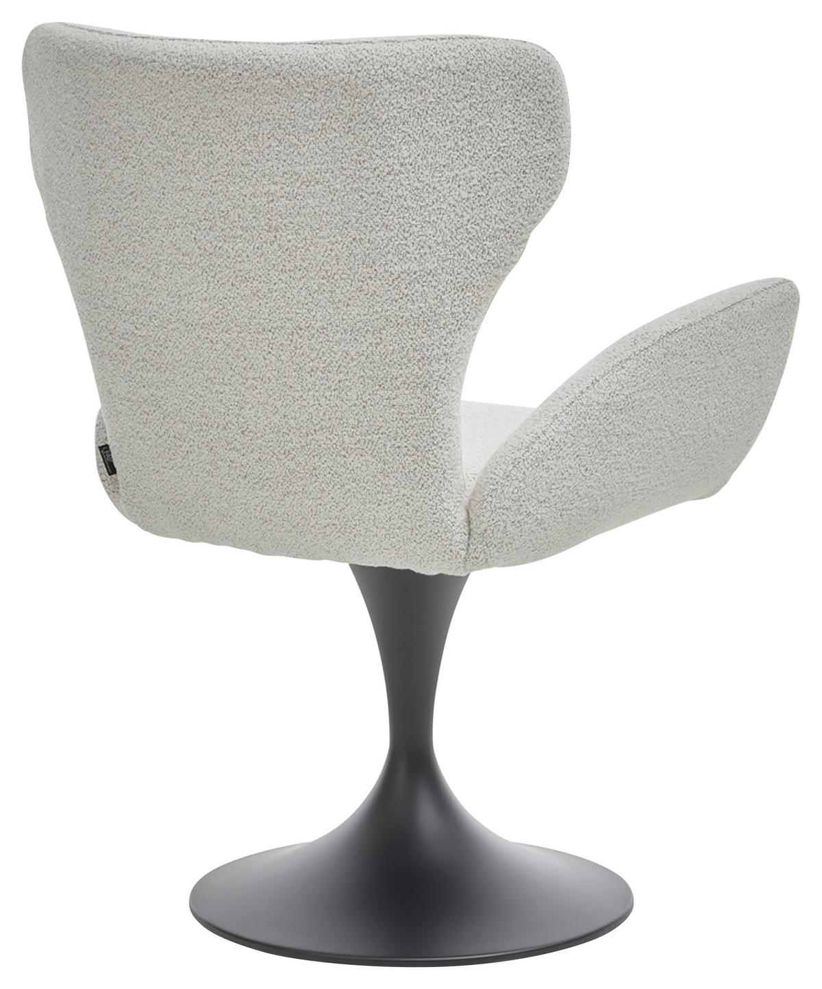 ARMLEHNSTUHL  in Bouclé  - Champagner/Schwarz, Design, Textil/Metall (65/93/68cm) - Musterring