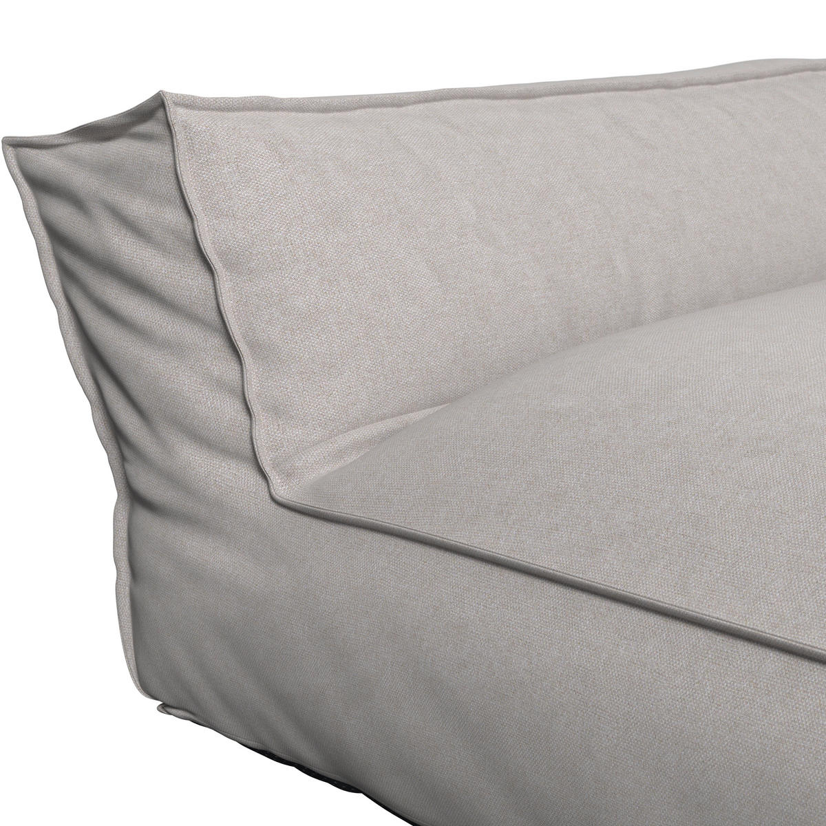 LOUNGESOFA  - Beige, MODERN, Textil (146/80/175cm) - Ambia Garden