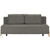SCHLAFSOFA in Textil Graubraun  - Graubraun/Naturfarben, Design, Holz/Textil (211/88/102cm) - Niels Andersson