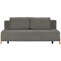 SCHLAFSOFA in Textil Graubraun  - Graubraun/Naturfarben, Design, Holz/Textil (211/88/102cm) - Niels Andersson