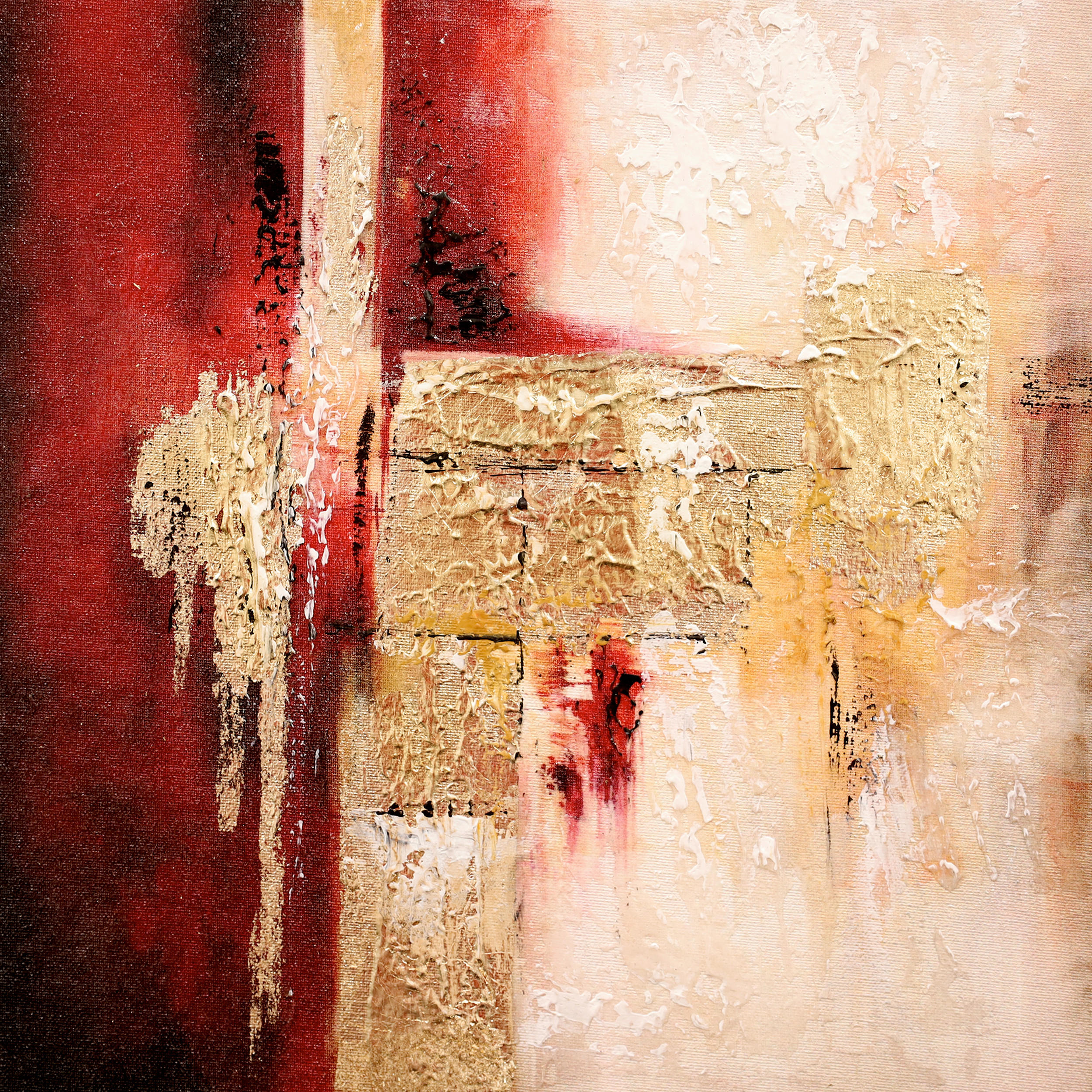 Monee OLEJOMALBA, abstraktní, 30/30 cm