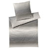 BETTWÄSCHE J! Shutter Makosatin 200/200 cm  - Grau, Design, Naturmaterialien/Textil (200/200cm) - Joop!