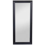 WANDSPIEGEL 78/180/4 cm    in rechteckig  - Schwarz, ROMANTIK / LANDHAUS, Glas/Holz (78/180/4cm) - Carryhome