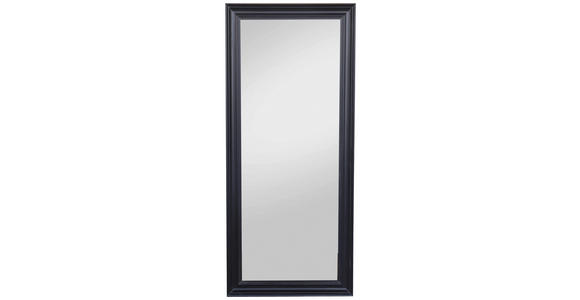 WANDSPIEGEL 78/180/4 cm    in rechteckig  - Schwarz, ROMANTIK / LANDHAUS, Glas/Holz (78/180/4cm) - Carryhome
