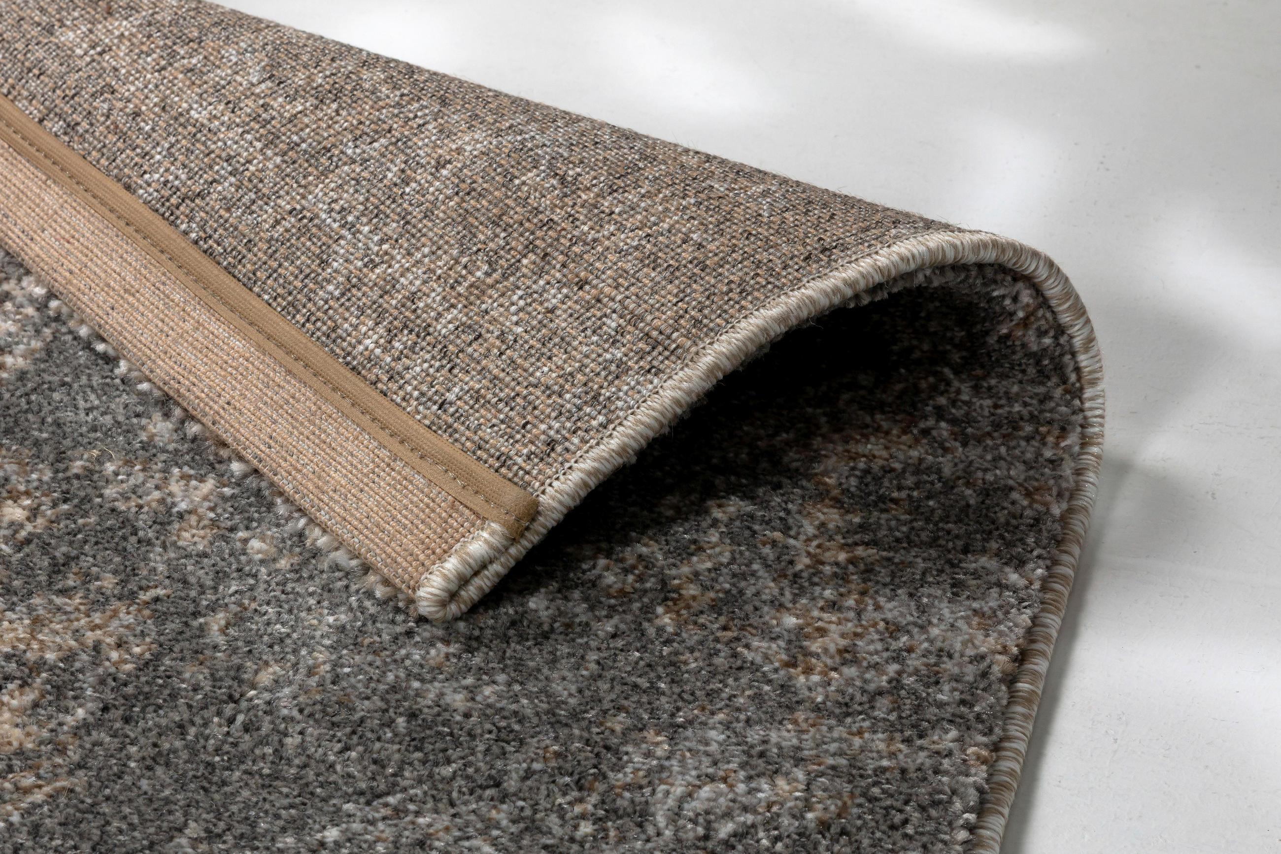 WEBTEPPICH 67/130 cm Samoa Grau  - Grau, KONVENTIONELL, Textil (67/130cm) - Novel