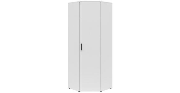 ECKSCHRANK 71,5/195/71,5 cm - Schwarz/Weiß, MODERN, Holzwerkstoff/Kunststoff (71,5/195/71,5cm) - Carryhome
